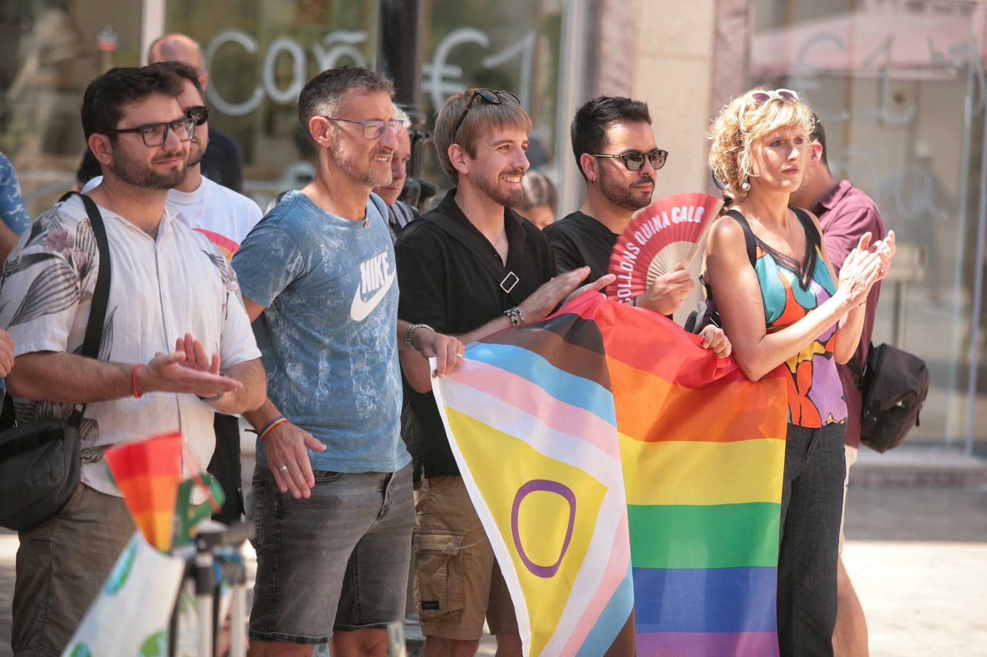 Concentración en Castelló por los derechos Lgtbiqa+ en el 28-J
