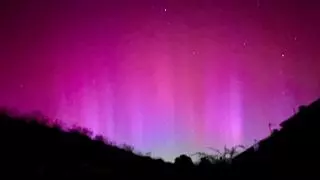 Así ha sido la nueva oleada de auroras boreales vistas en España esta noche