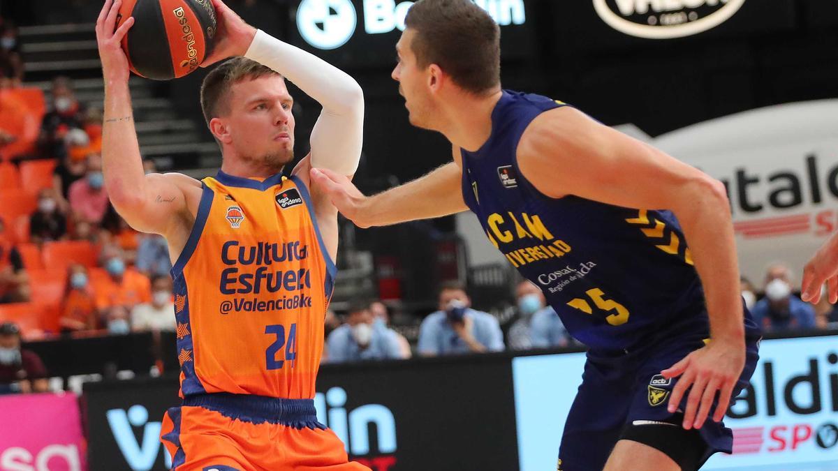 El Valencia Basket debutará frente al UCAM Murcia