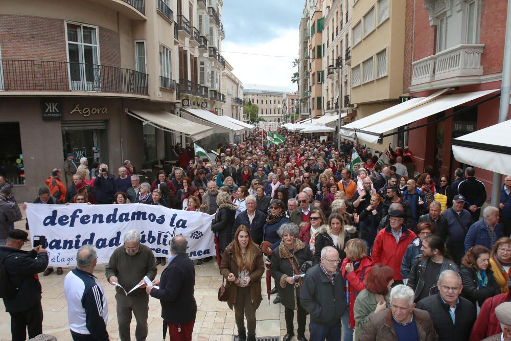 Concentración en Málaga por unas pensiones "dignas"