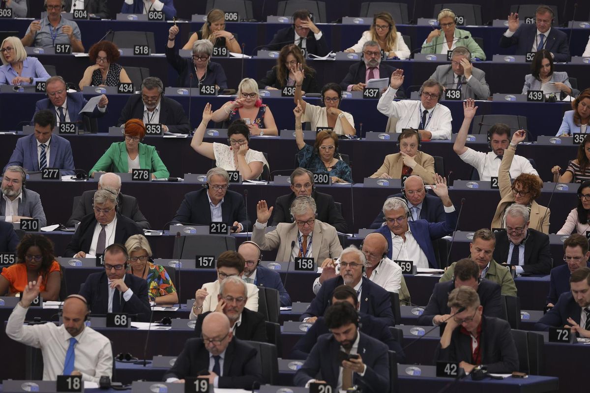 Votación en el Parlamento Europeo