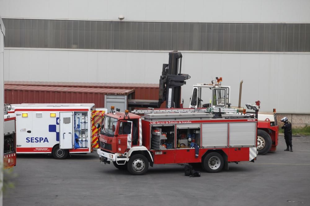 Los servicios de emergencias atienden al herido