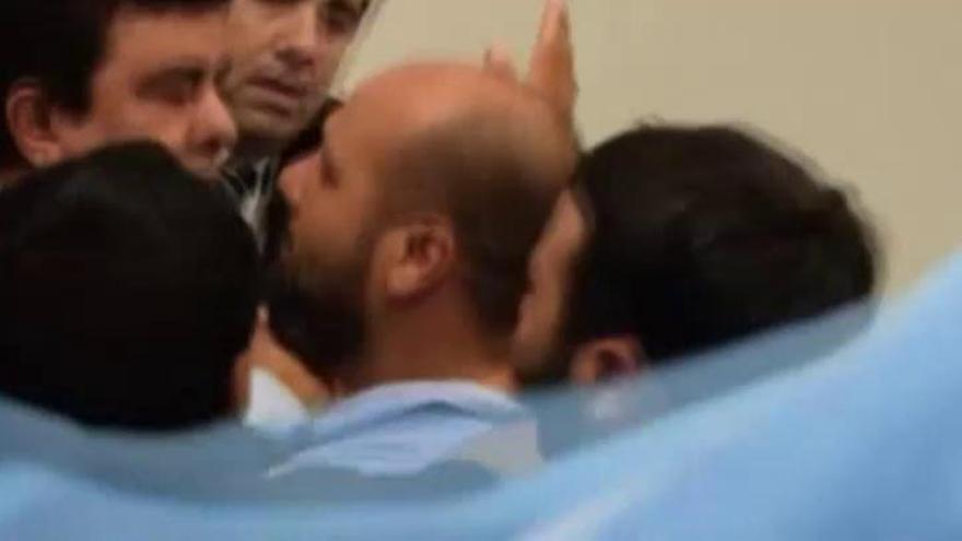 Pelea de políticos en un ayuntamiento de Argentina