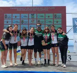 Meritorio bronce para las chicas del Serman Triatlon Marbella en el Nacional