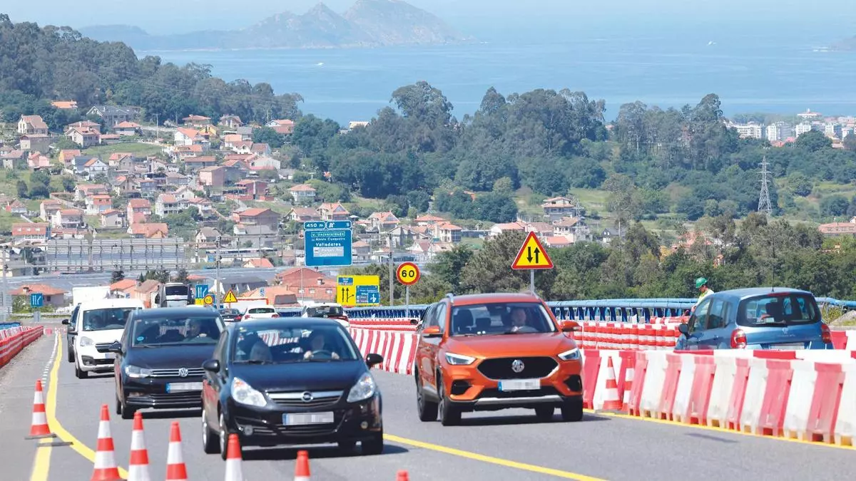 La VG-20 estrena desvíos por las obras del viaducto