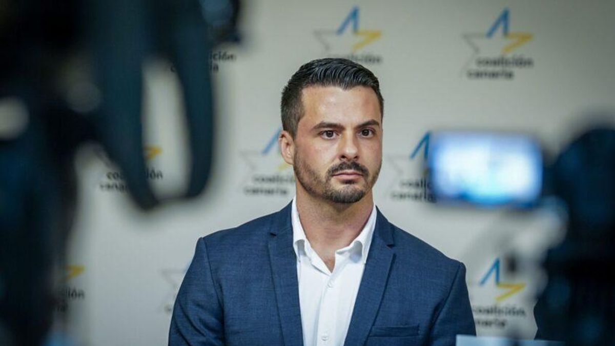 El secretario nacional de Organización de Coalición Canaria, David Toledo