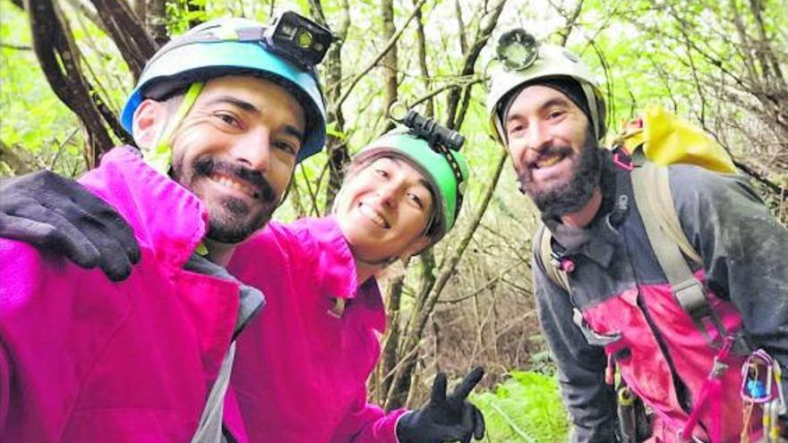 Luis París, Marina Cuevas y Martín Prado, en una foto tomada el pasado mes de octubre.