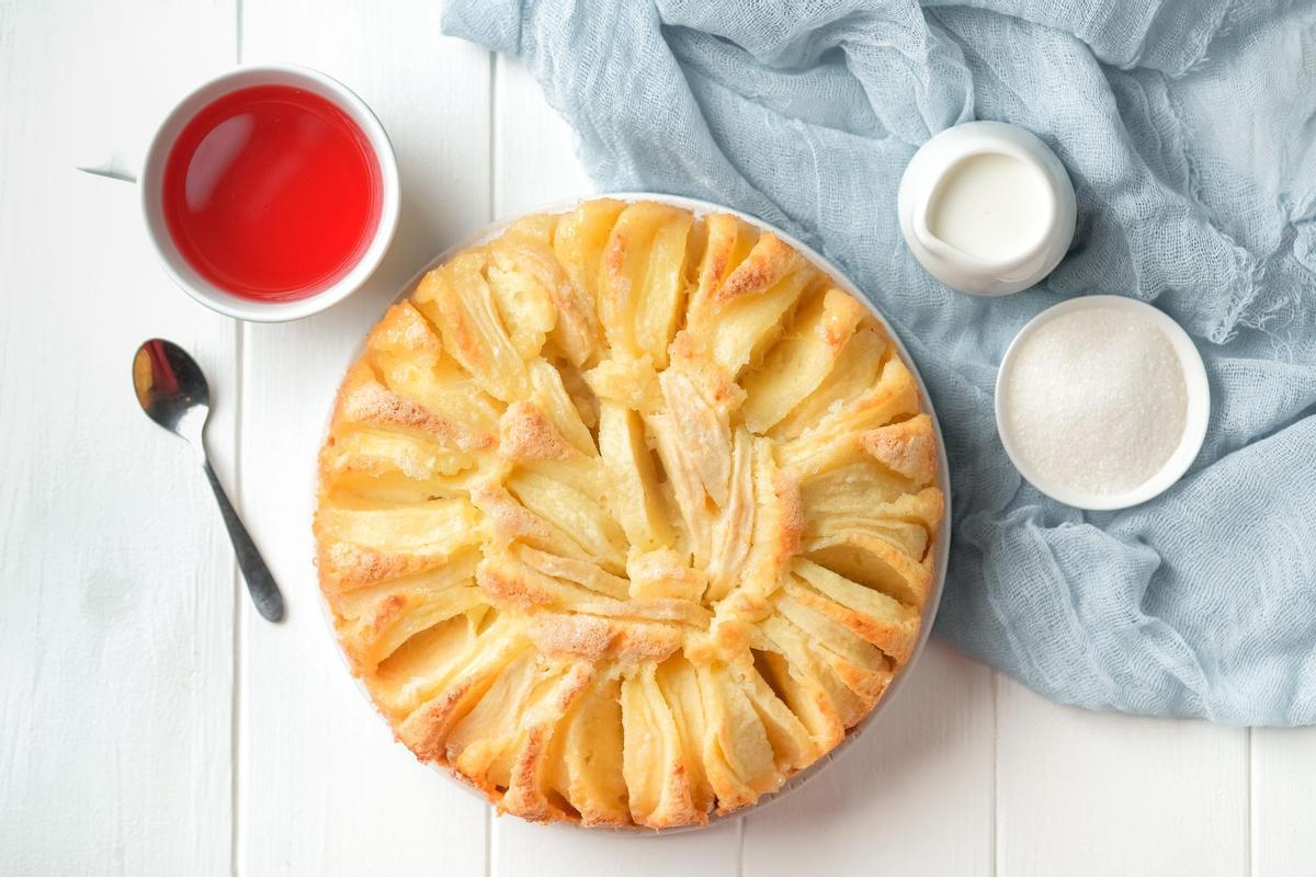 Tarta de manzana.