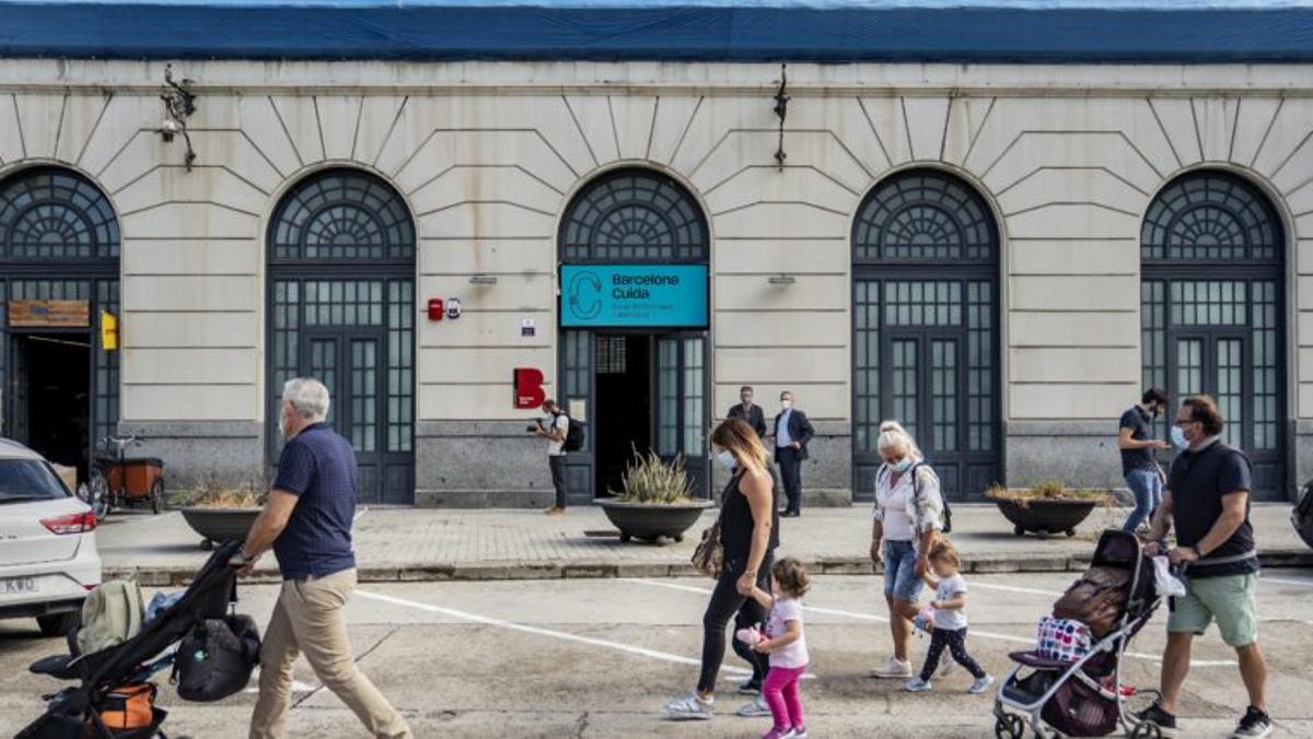 La sede de Barcelona Cuida en la calle de Viladomat.