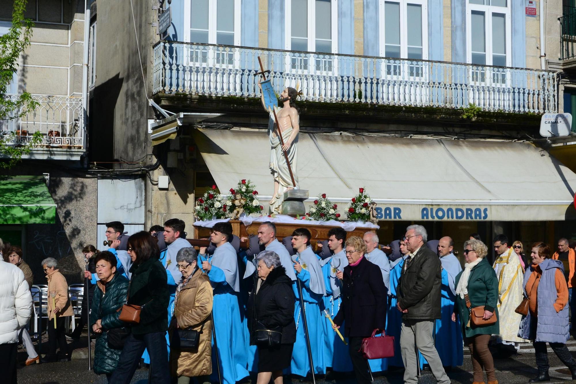 El Cristo Resucitado cierra la Semana Santa de Cangas