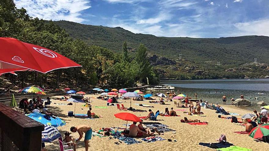 El Lago de Sanabria, durante el verano pasado. |