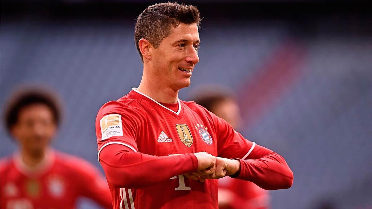 Lewandowski sigue liderando la Bota de Oro 2020/21