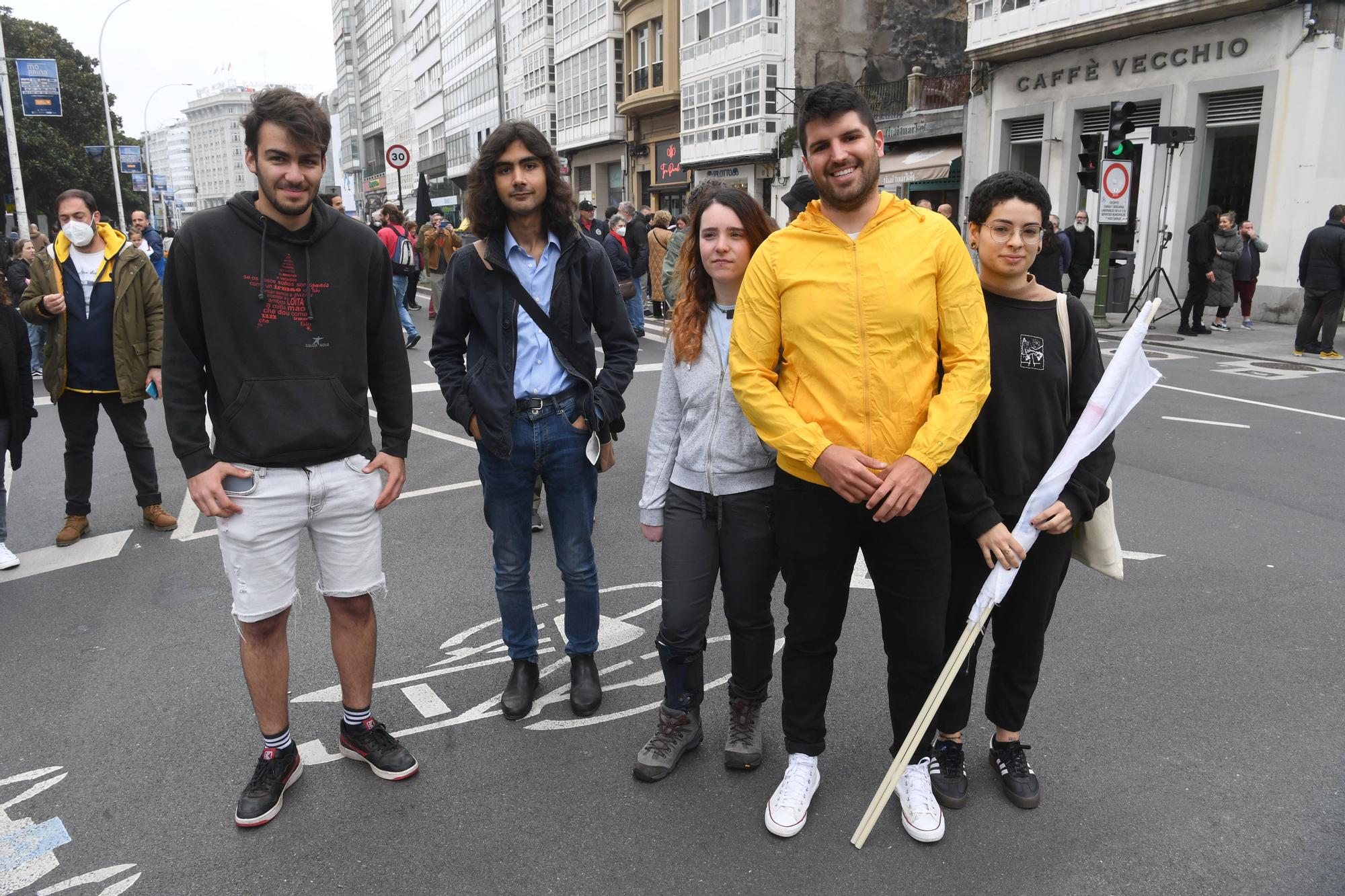 Manifestación por el 1 de mayo en A Coruña