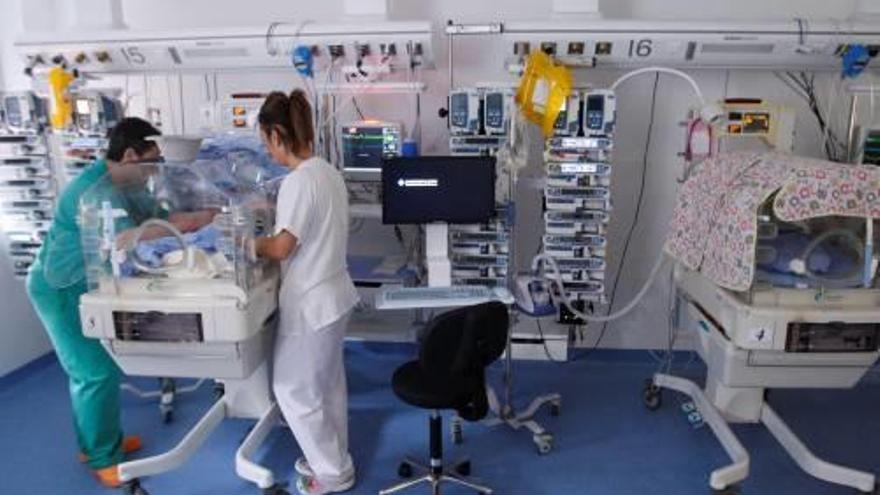 L&#039;àrea neonatal de l&#039;hospital Josep Trueta de Girona.