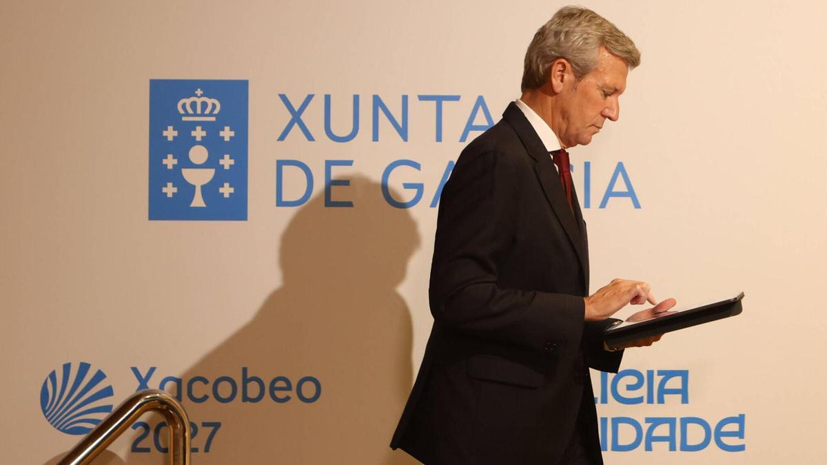 El presidente de la Xunta, Alfonso Rueda.