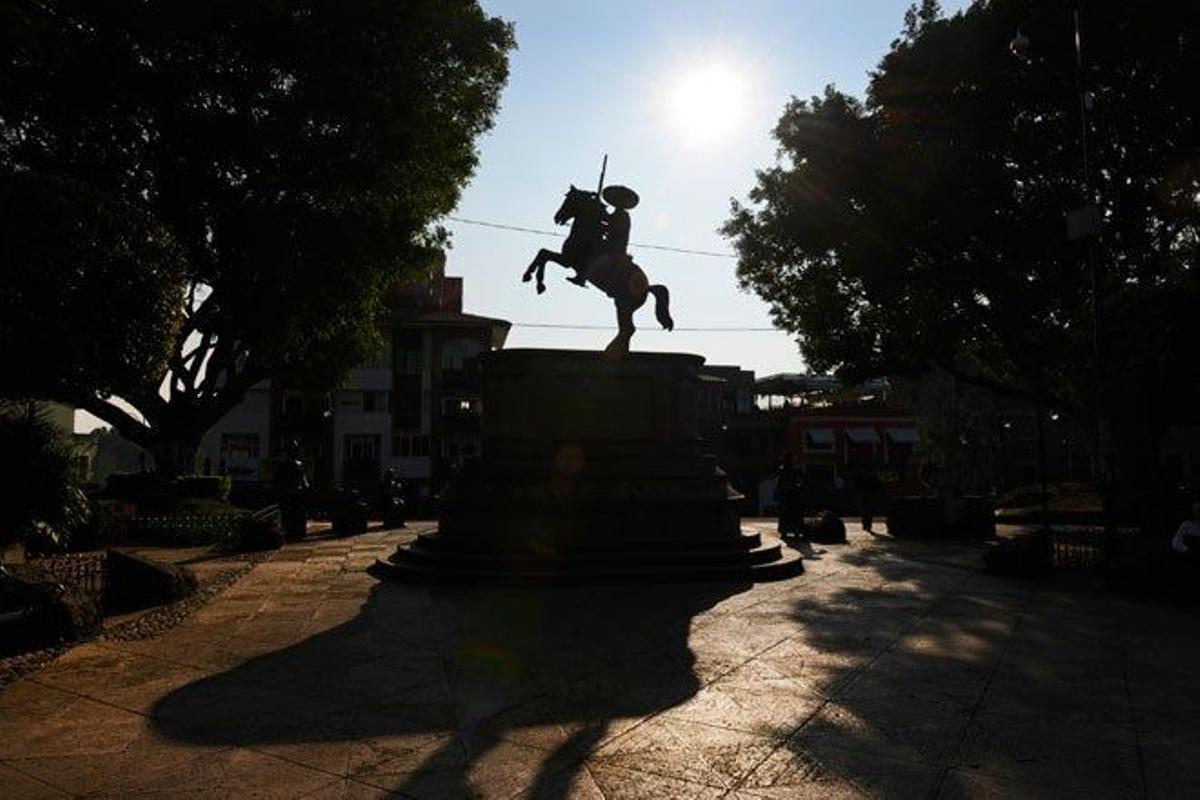 Estatua del revolucionario  Emiliano Zapata en Cuernavaca