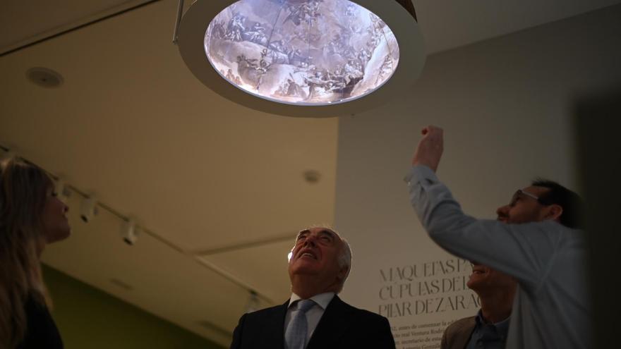 En imágenes | Las cúpulas del Pilar, más cerca que nunca: el Patio de la Infanta expone tres maquetas de Francisco Bayeu