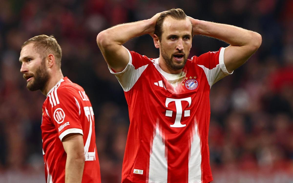 Harry Kane encadena dos jornadas sin ver puerta en Champions