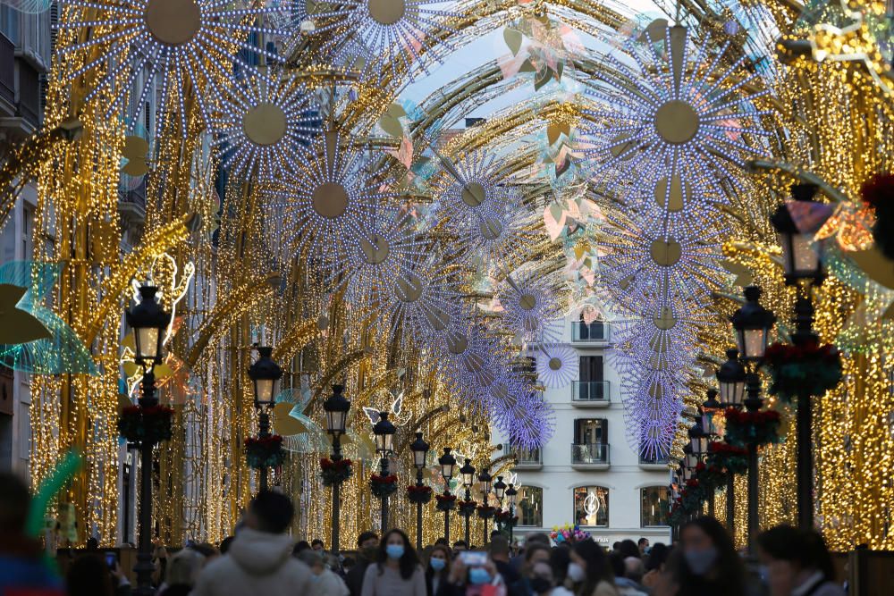 Encendido de las luces de Navidad del Centro de Málaga