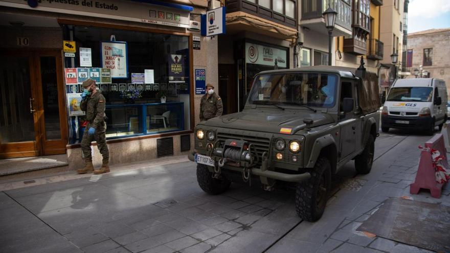 El Ejército realiza misiones de descontaminación y reconocimiento en una decena de municipios de Zamora