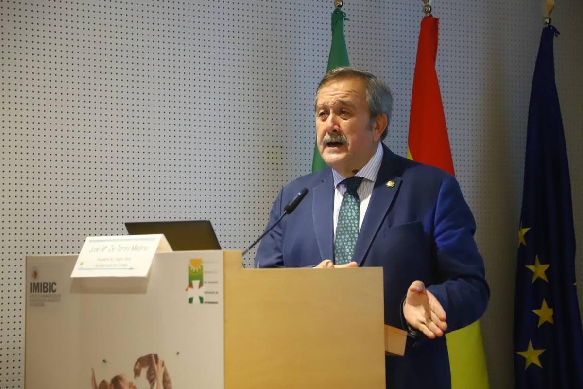 El presidente del Colegio Oficial de Veterinarios de Córdoba, José María de Torres.