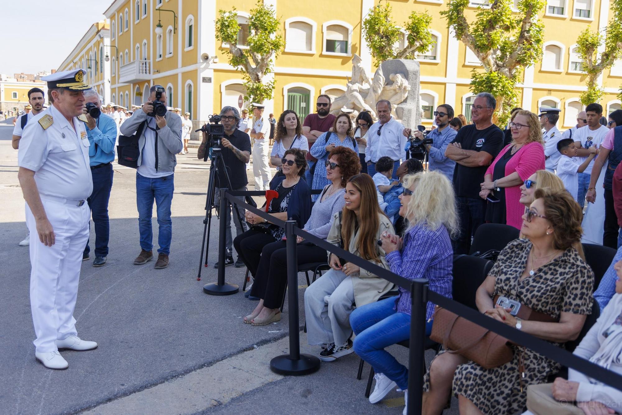 Llegada del Hespérides al puerto de Cartagena