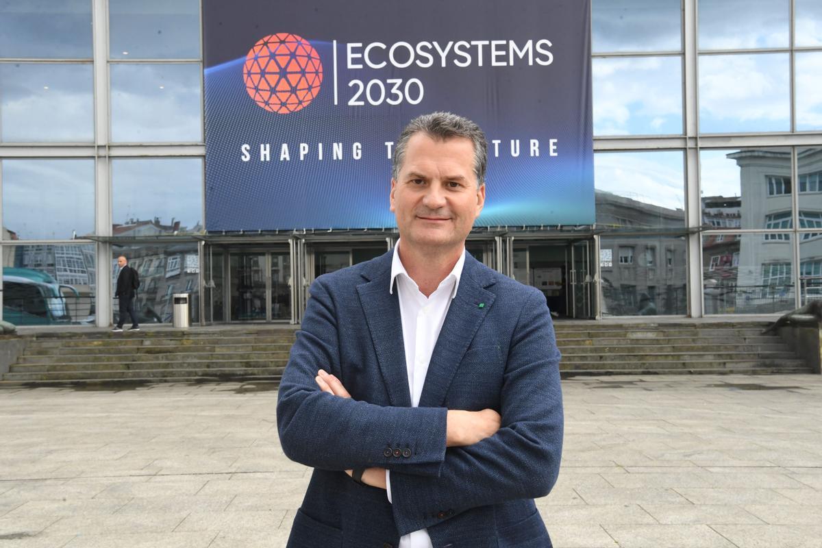 Alberto Cáceres, esta semana en A Coruña.