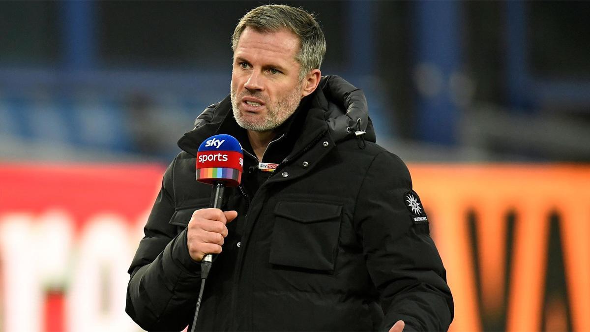 Jamie Carragher, en sus labores de comentarista