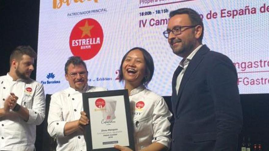 Zhao Menxing, cuinera del Somiatruites premiada al Fòrum Gastronòmic