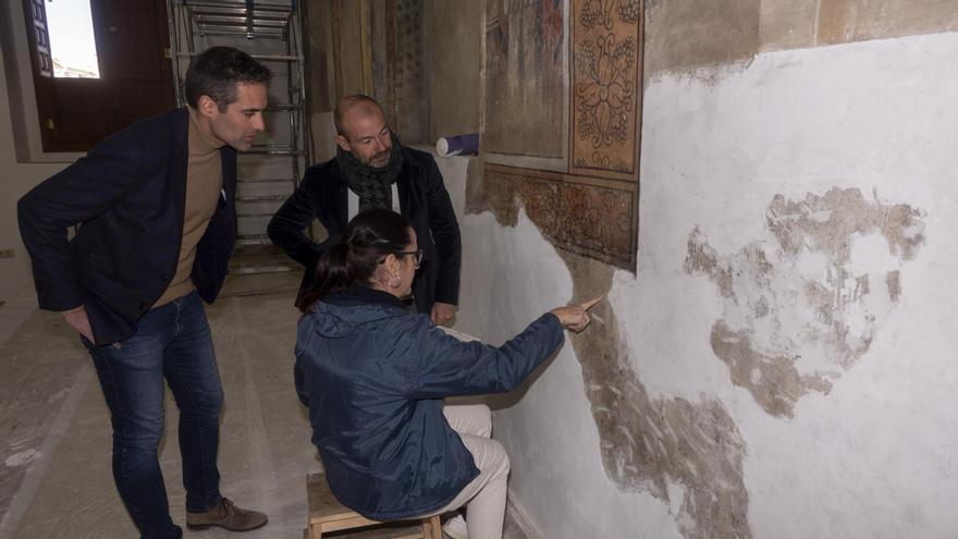 La rehabilitación de la ermita de San Sebastián finaliza con la restauración de sus pinturas murales tardogóticas