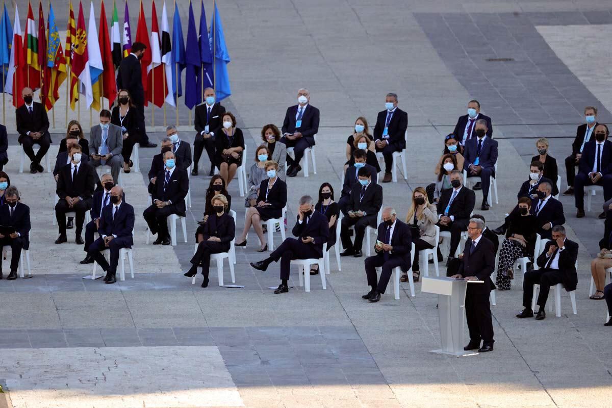 Homenaje de Estado a las víctimas del covid-19, en imágenes