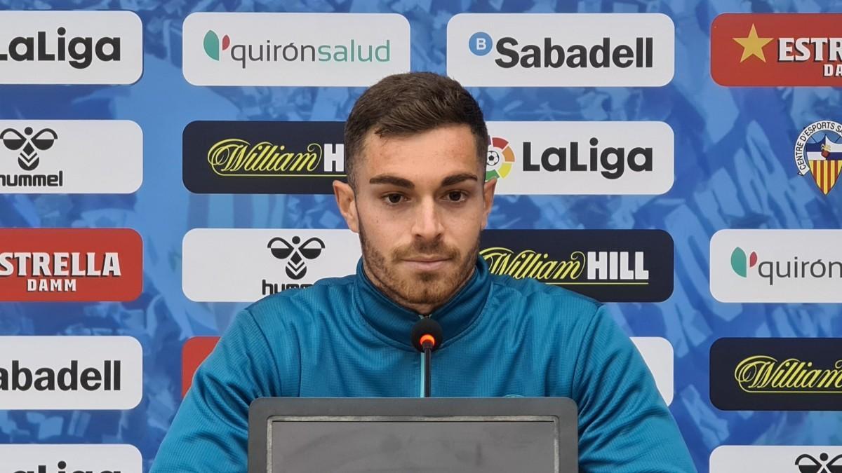 Juan Hernández, durante la rueda de prensa