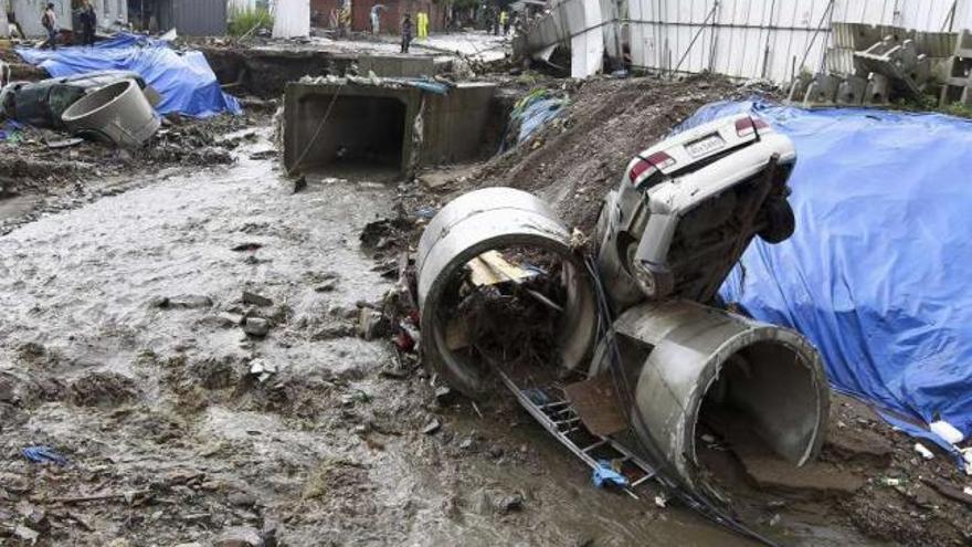 Ascienden a 67 los fallecidos en Corea del Sur por la lluvia