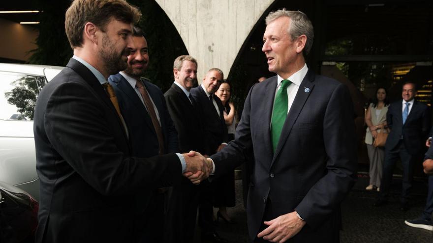 Rueda potencia relaciones con empresarios gallegos en Brasil