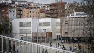 Patio de un colegio en Barcelona.