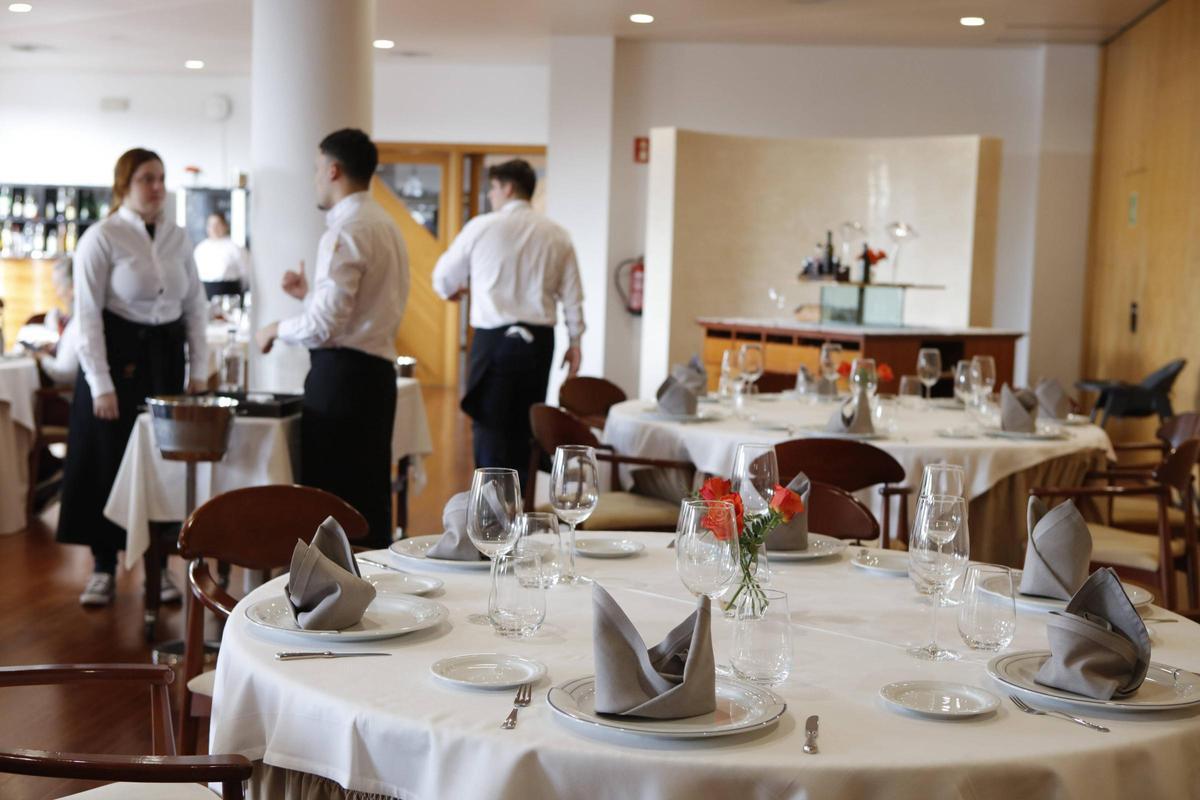 Impressionen vom Restaurant Miramar der Hotelfachschule EHIB (Escola d`Hosteleria de les Illes Balears)