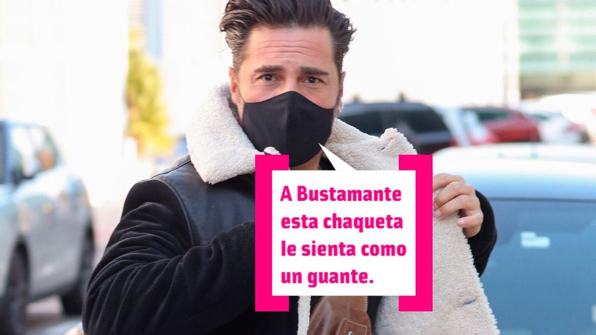 David Bustamante por las calles de Madrid (con mascarilla y 'to')