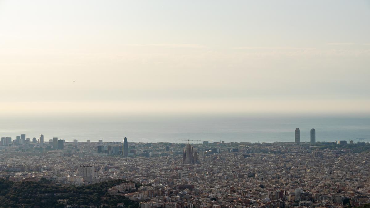 Barcelona, ya sin polvo en suspensión, el 22 de junio del 2023.