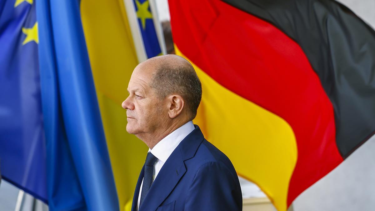 El canciller alemán, Olaf Scholz