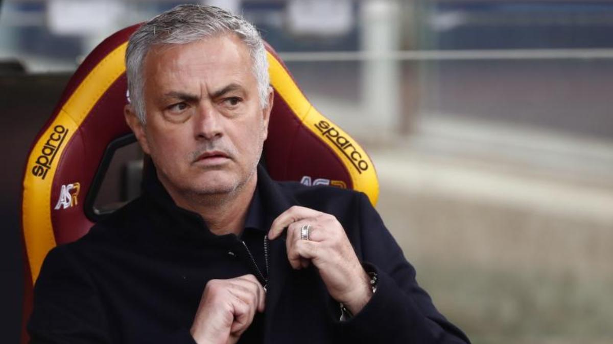 José Mourinho, entrenador de la AS Roma