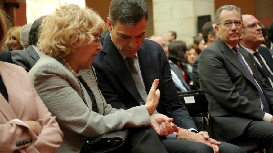 Carmena: &quot;Me encantaría que el CGPJ recibiera al movimiento feminista&quot;