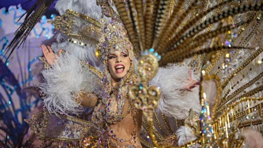 Priscila Medina Quintero, reina del Carnaval de Santa Cruz de Tenerife 2019.