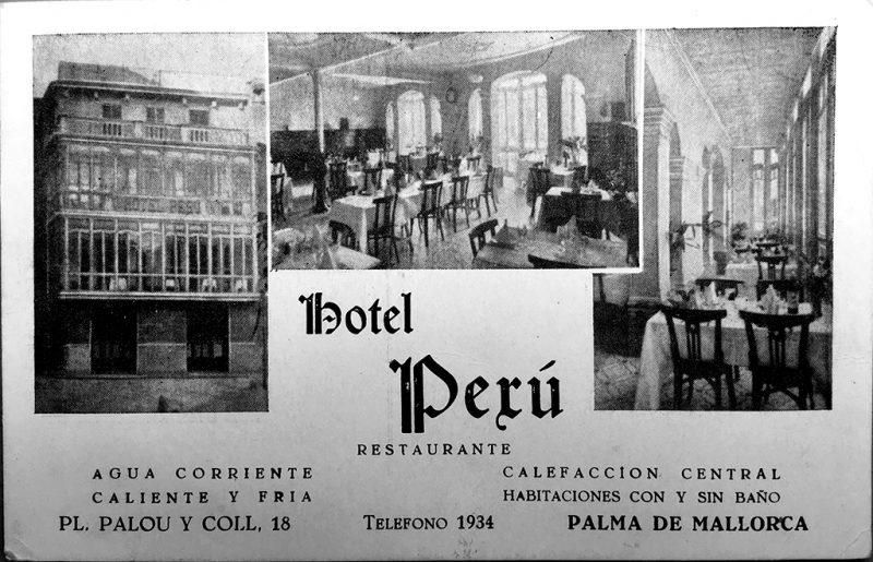 Das Perú war eines der ersten Hotels in Palma.