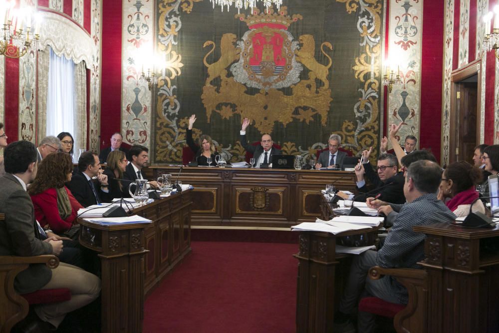 Pleno del Ayuntamiento de Alicante