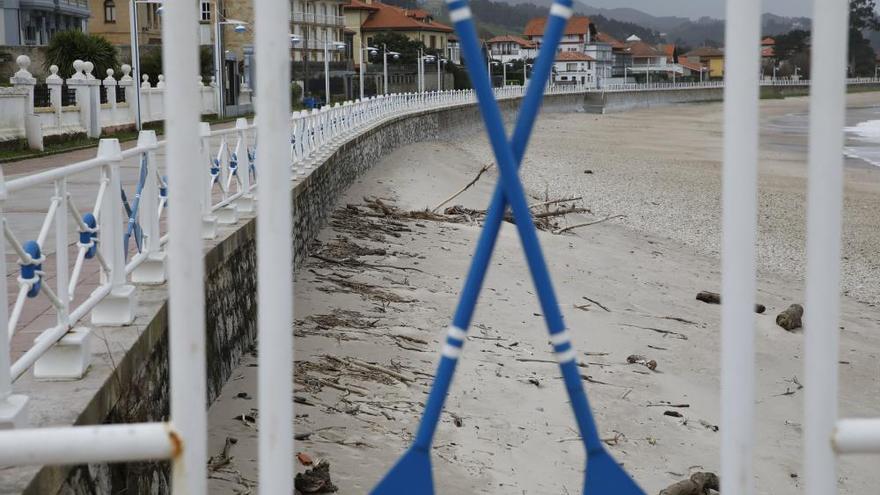 Temporal de oleaje y viento en Asturias