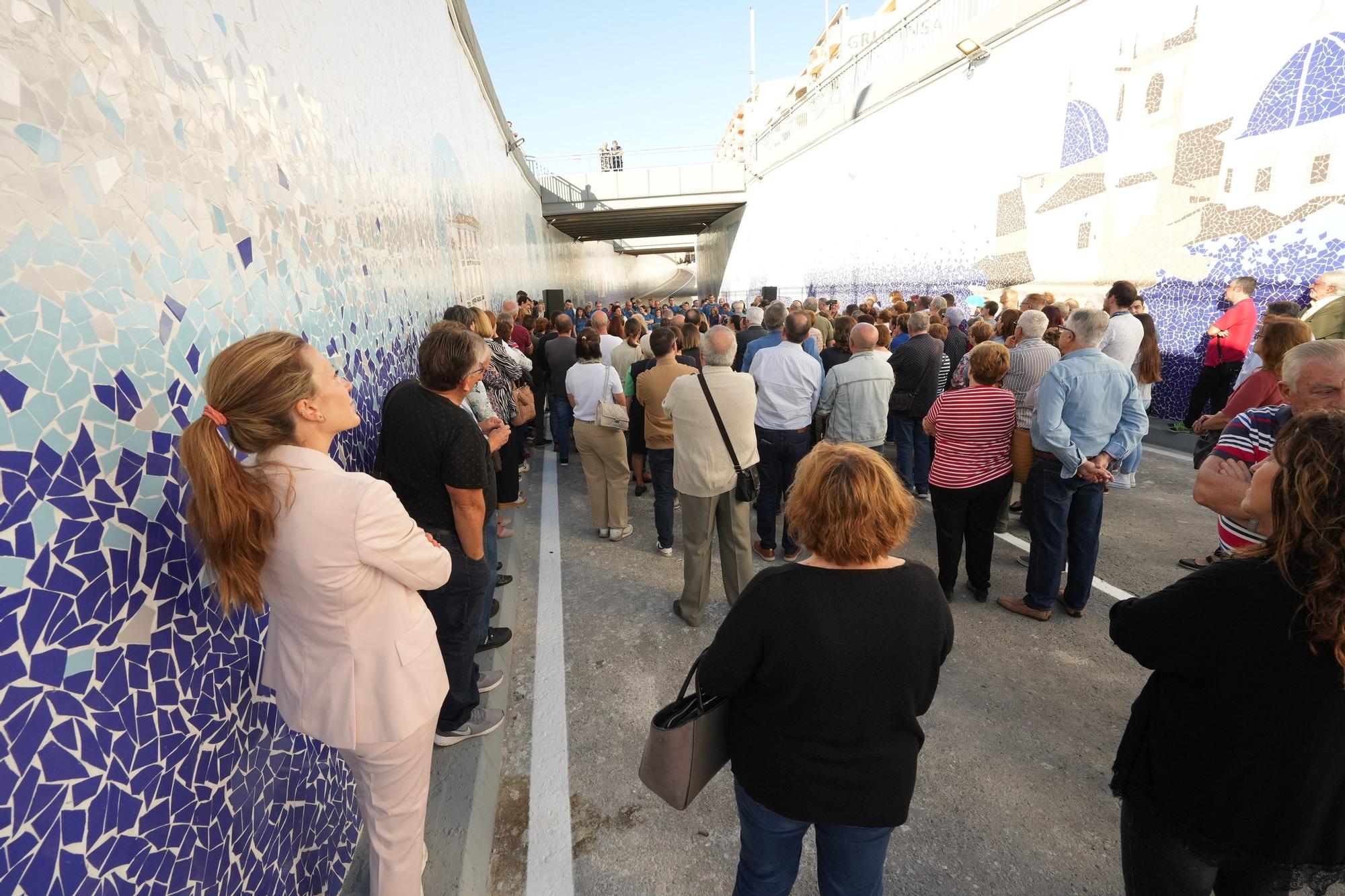 Onda reabre el túnel de entrada al municipio con el gran mural cerámico