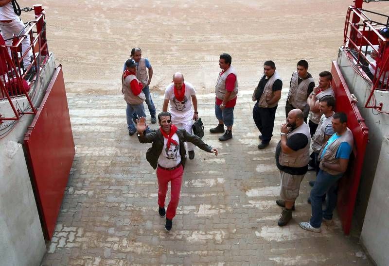 Penúltimo encierro de las fiestas de San Fermín