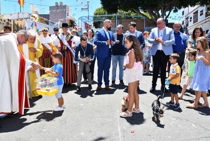 05/08/2019 LOMO MAGULLO. TELDE. Procesión de la Virgen de Las Nieves y pase de mascotas al finalizar el acto.   Fotógrafa: YAIZA SOCORRO.  | 05/08/2019 | Fotógrafo: Yaiza Socorro