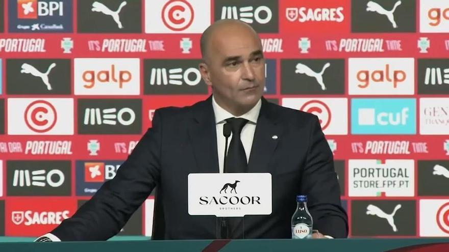 Roberto Martínez: "Cristiano no corre ningún riesgo"