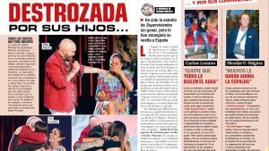 Detalle del reportaje que la revista ’Cuore’ dedica esta semana a Isabel Pantoja. 